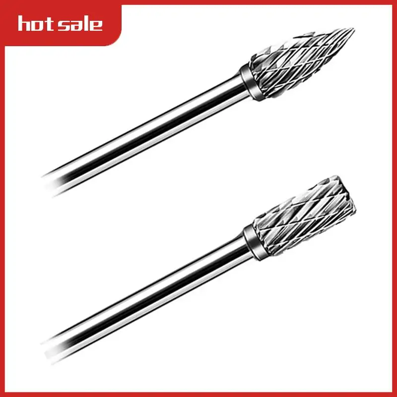 

A52I-20 Pcs Double Cut Carbide Rotary Burr Set 1/8In For Metal Glass Woodworking, Drilling, Polishing Cutting With 2 Collets