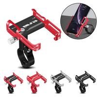 GUB P10 Bike Phone Holder Bracket Aluminum Alloy Motorcycle Stand Mount Support Handlebar Clip for 55-100mm Cycling