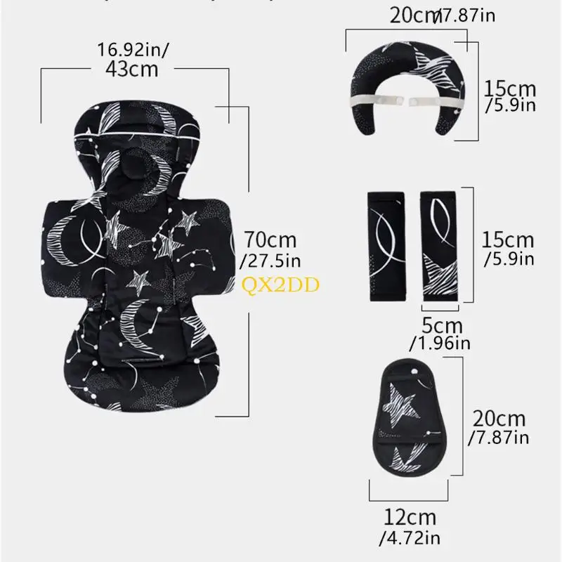 QX2D PAD Soft Infant Car Car Pad Most Marcor
