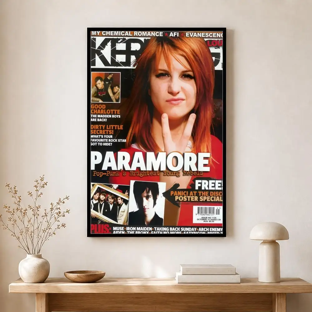 Band Paramore Poster, selbstklebender, wasserfester Kunstdruck, Aufkleber für Café, Bar, Zimmer, Wanddekoration – Detail 23