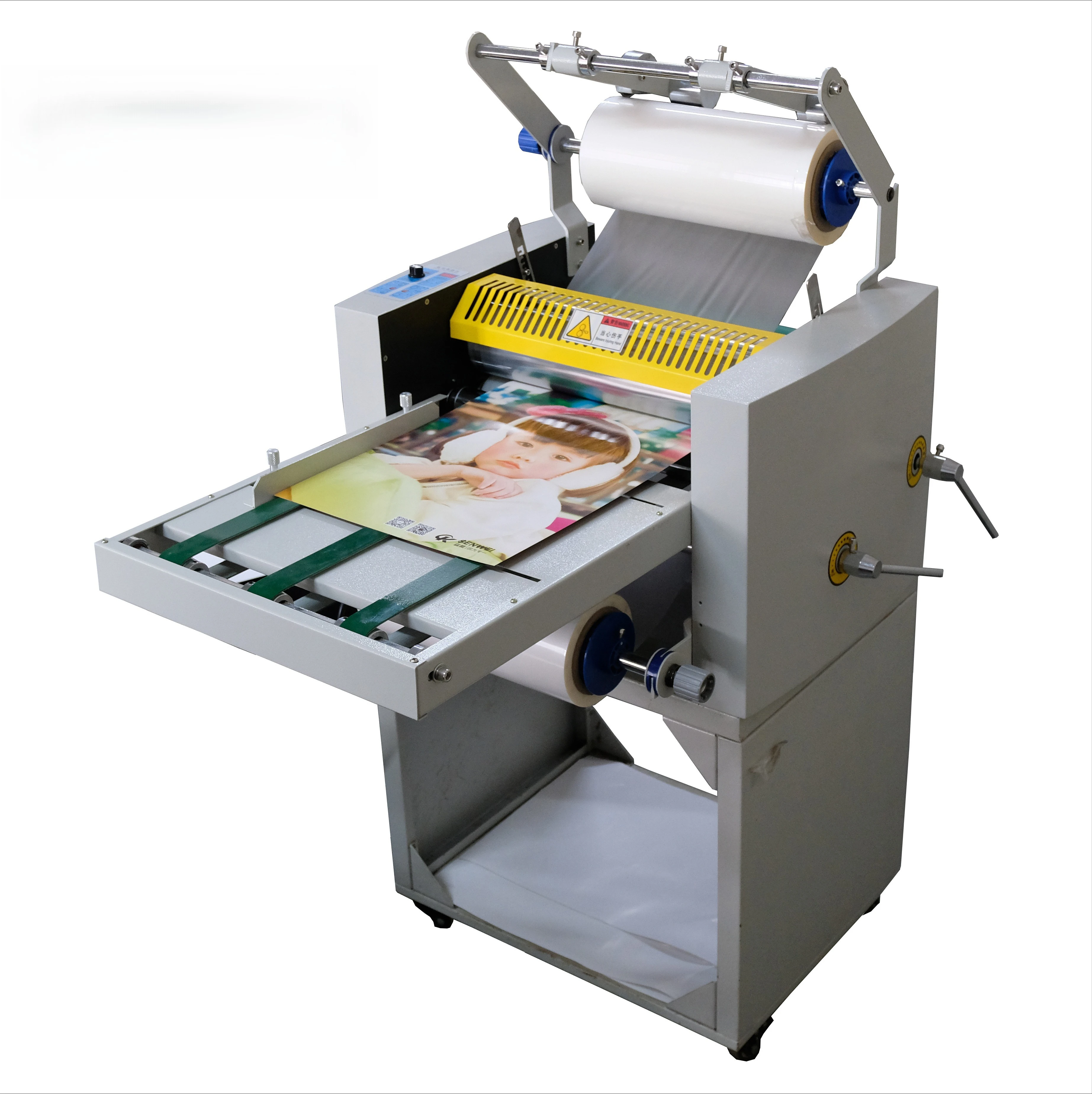 

Small Manual Glueless Laminator Laminating Film Machine