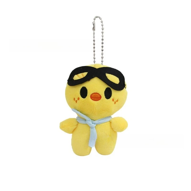 Korean Celebrity Group Pilot Cute Doll Keychain Children's Plush Toy Pendant DIY Backpack Satchel Decoration Accessory Pendant