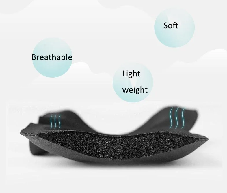 Aofit Hot Selling 100% Blackout 3D Contoured Eye Sleep Mask With Nose for Travel/Naps