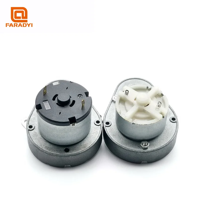 Faradyi motor de redução dc em forma de pêra ls48e eixo excêntrico dc 3.7v 6v 24v regulação de velocidade motor de automação industrial