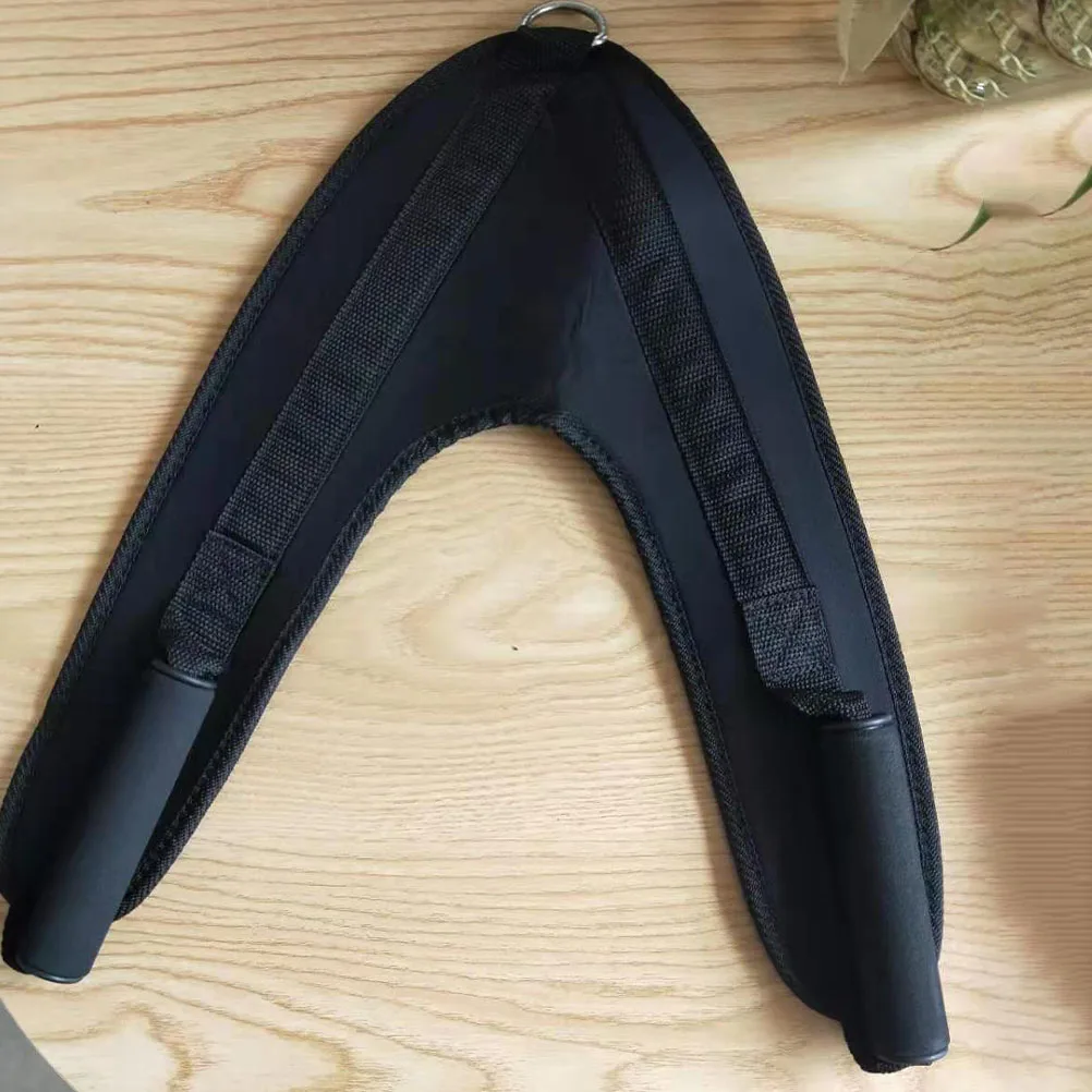 

Abdominal Training Strap Durable PVC Nylon Material V shape Crunch Harness Core Workout Equipment Fitness Accessory Muscle