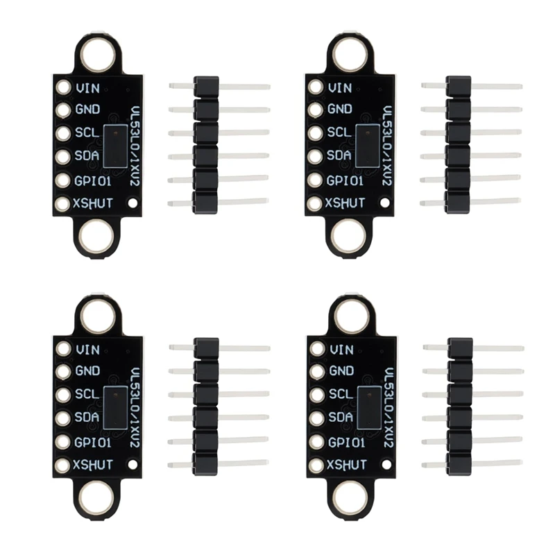 

A36T-4Pcs VL53L0X Time-Of-Flight (Tof) 940Nm Laser Ranging Sensor Breakout GY-VL53L0XV2 Distance Measurement Module
