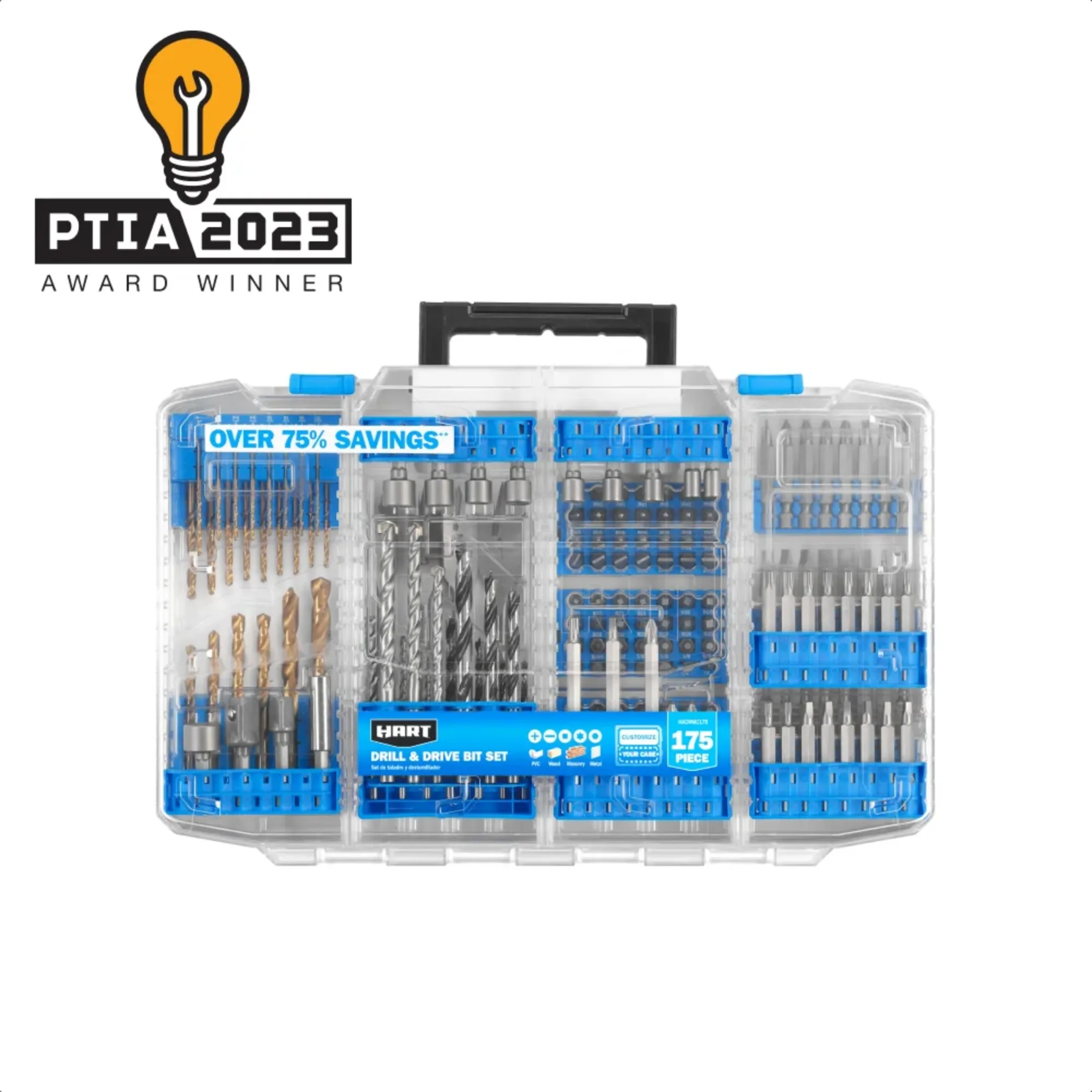 

175-Piece Assorted Drill and Drill Bit Set