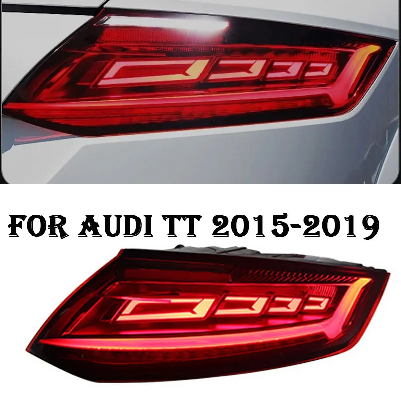 Car Modified Styling Tail Lamp LED Tail Light For Audi TT 2015-2019 NEW Dynamic Turn Signal Lamp Brake Light LED Taillight