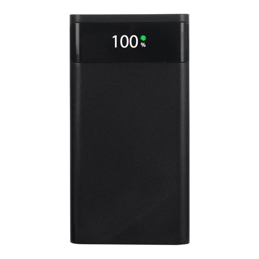 10W 18W 6*18650 Power Bank Battery Box Holder Dual USB Type C Micro 22.5W Fast Charge Shell With Led Lights 18650 Battery Cases
