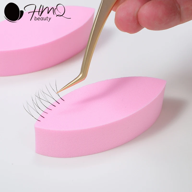 قابلة لإعادة الاستخدام رموش العين ممارسة الإسفنج ، تمديد على شكل العين ، تدريب رسم الخرائط لاش ، أدوات ماكياج ، 4 قطعة ، 8 قطعة #1