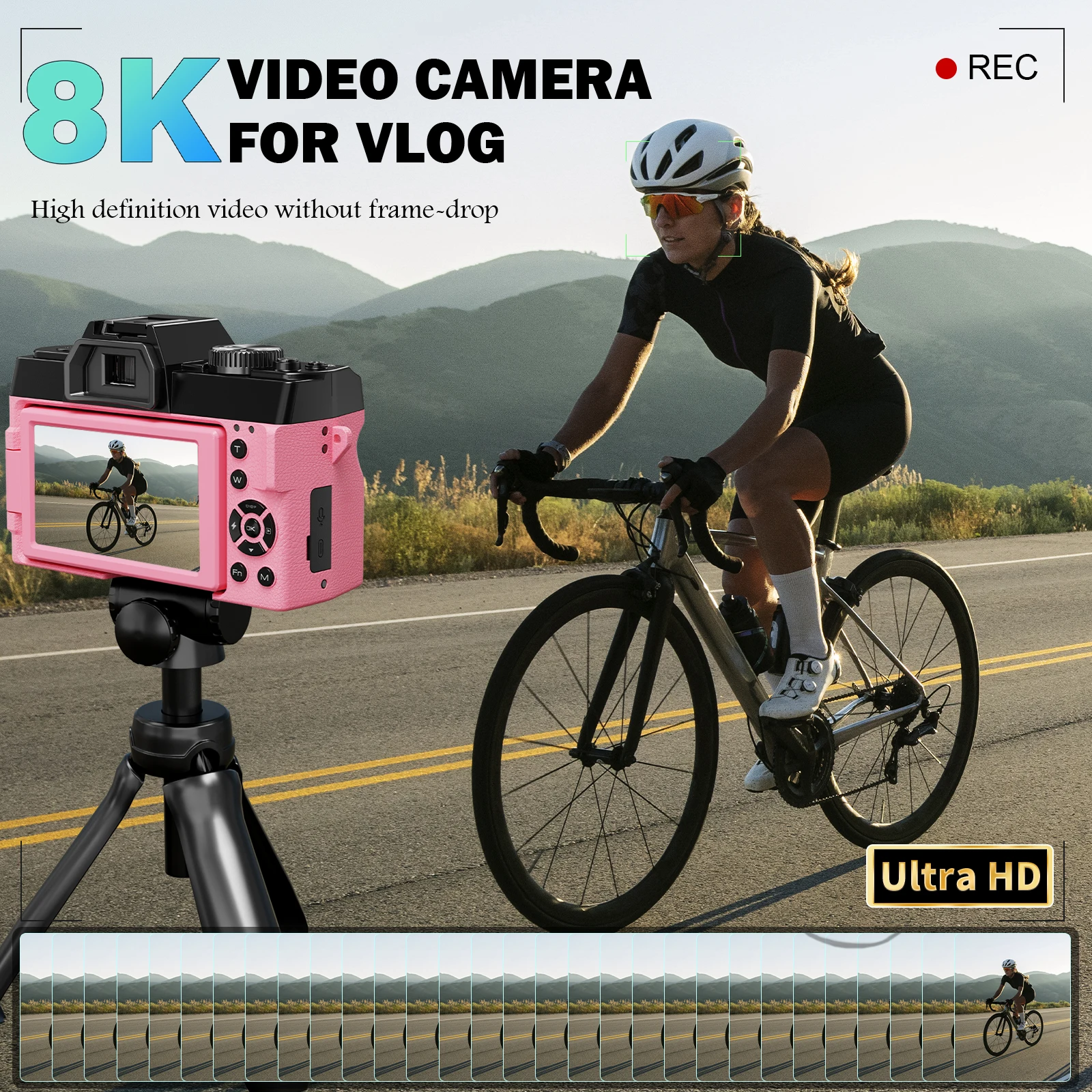 NBD Pink Camera 64MP&8K Video/ - đánh giá và giá Photography Nature Images