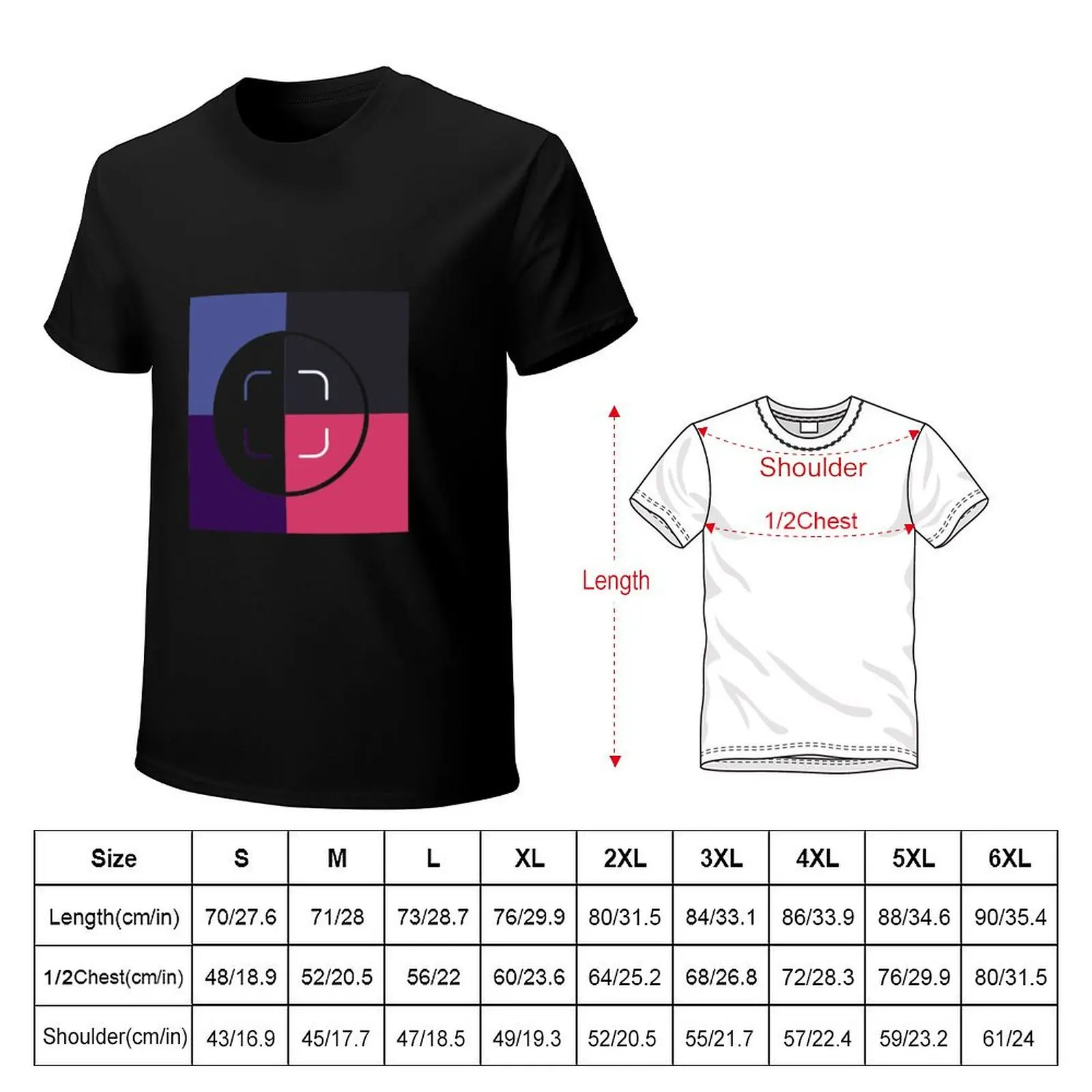 The Four Corners of Photography T-Shirt Casual All Match Short Sleeve T-Shirt