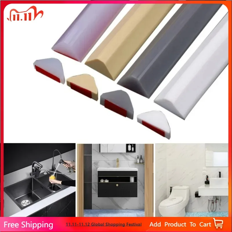 Tappo per acqua da bagno Striscia di tenuta in silicone pieghevole Separazione asciutta e bagnata Diga per doccia Blocco barriera contro le inondazioni