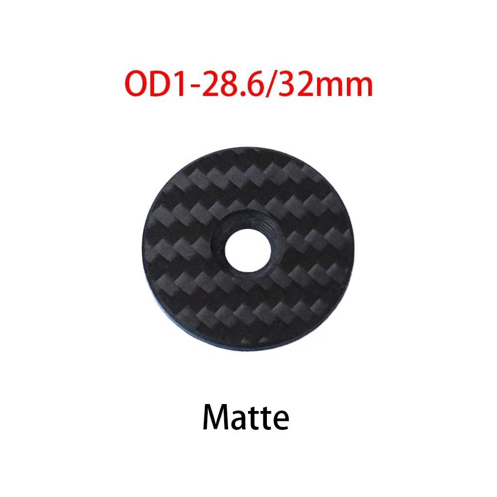 Ultraleichte Vollcarbon-Fahrrad-Vorbauabdeckung Steuersatz-Deckel für Rennrad MTB 1-1/8 Zoll Gabelrohr Kompatibles Fahrradzubehör