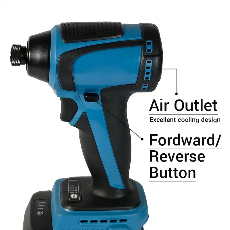 20V Brushless 1/4 "Hex Power Impact Driver