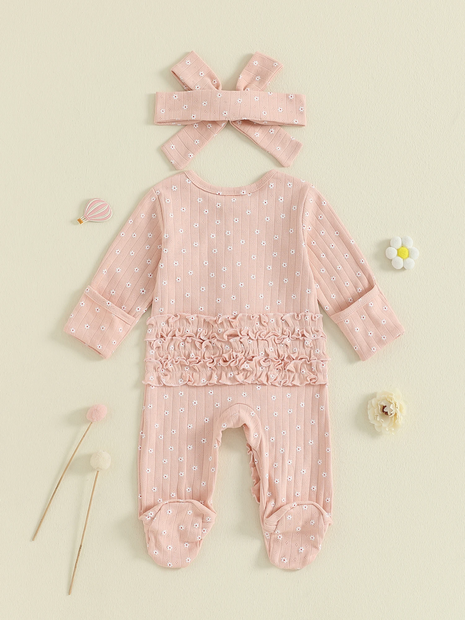 

Зимний комплект из двух предметов для маленьких девочек, свитер с капюшоном и подходящие леггинсы — очаровательный наряд с цветочным принтом для вашего малыша