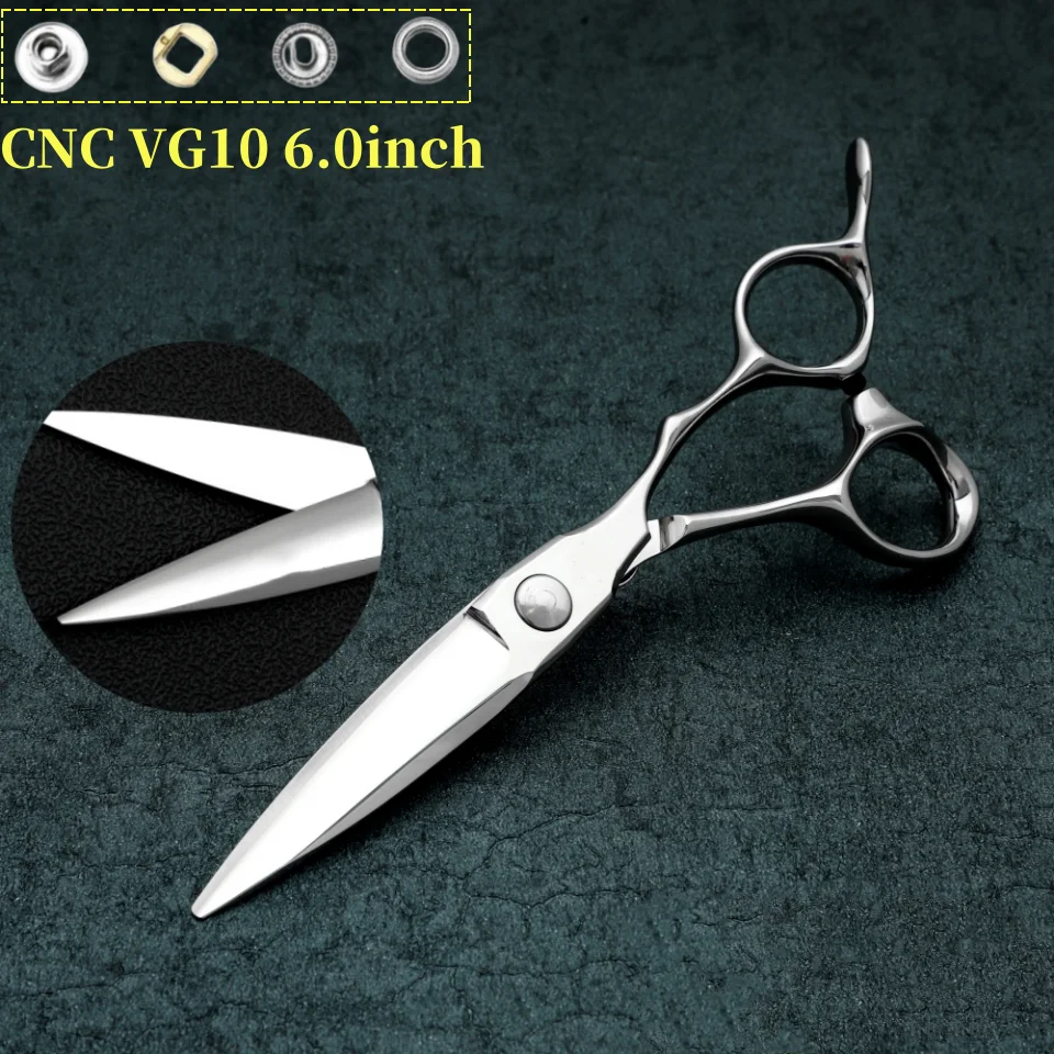 Professional Salon Barber Scissors Thin hair scissors with teeth on both sides  Japan VG10 Steel Tool Accessories 5.5-6-6.5-7inc