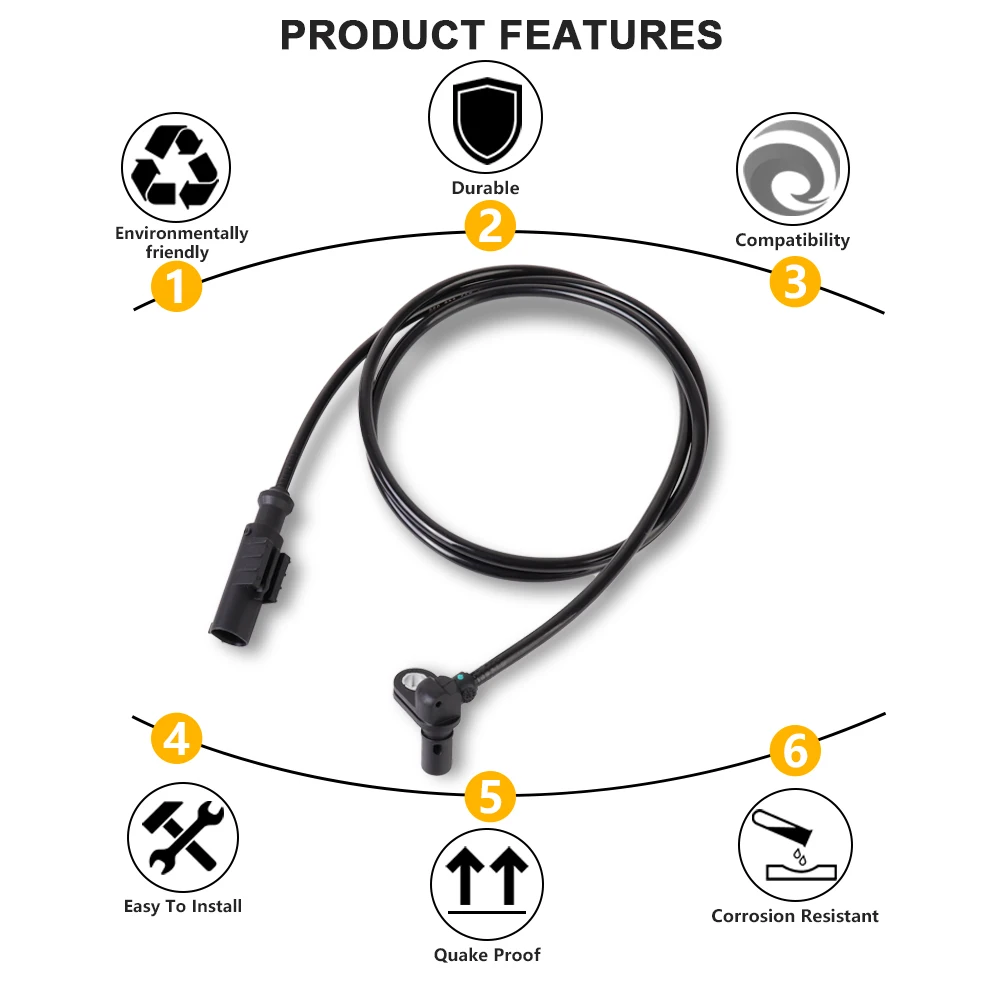 Motorcycle Wheel Speed Sensor ABS Signal Wire For BMW C650 GT Sport F800GS F850GS Adventure S1000 RR R F750GS F700GS F800R GT