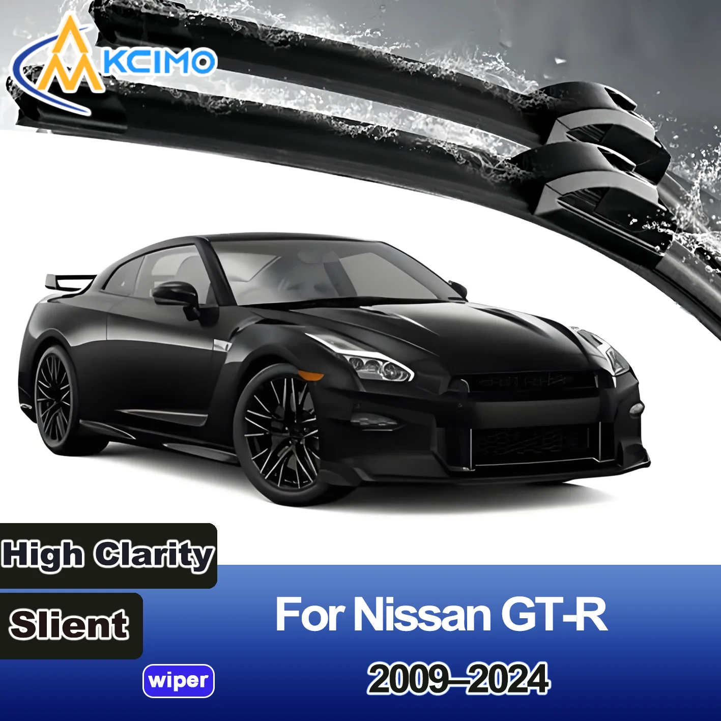 

KCIMO 2PCS New Front Windshield Wiper Blade for Nissan GT-R R35 2009-2024 Front Windshield Auto Wipers Blade Accessories 2024