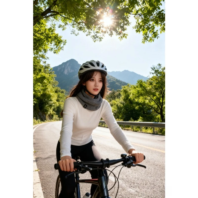 

Ветрозащитный флисовый вязаный шарф для катания на велосипеде, катания на лыжах и зимних видах спорта на открытом воздухе, велосипедные походные шарфы, аксессуары для кемпинга