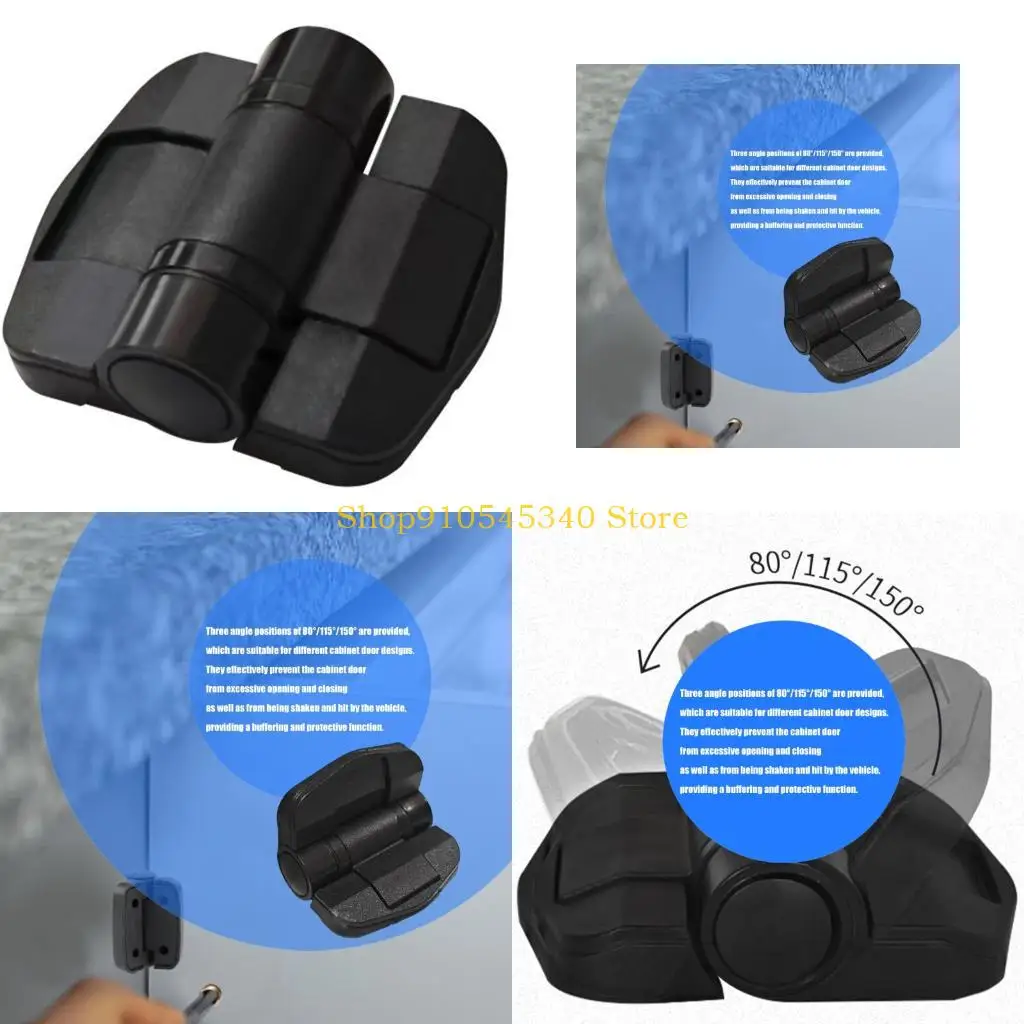 

U2JA Nylon Positioning Hinge for Yacht Doors and Toolboxes Nonslip Design 80°115°150°