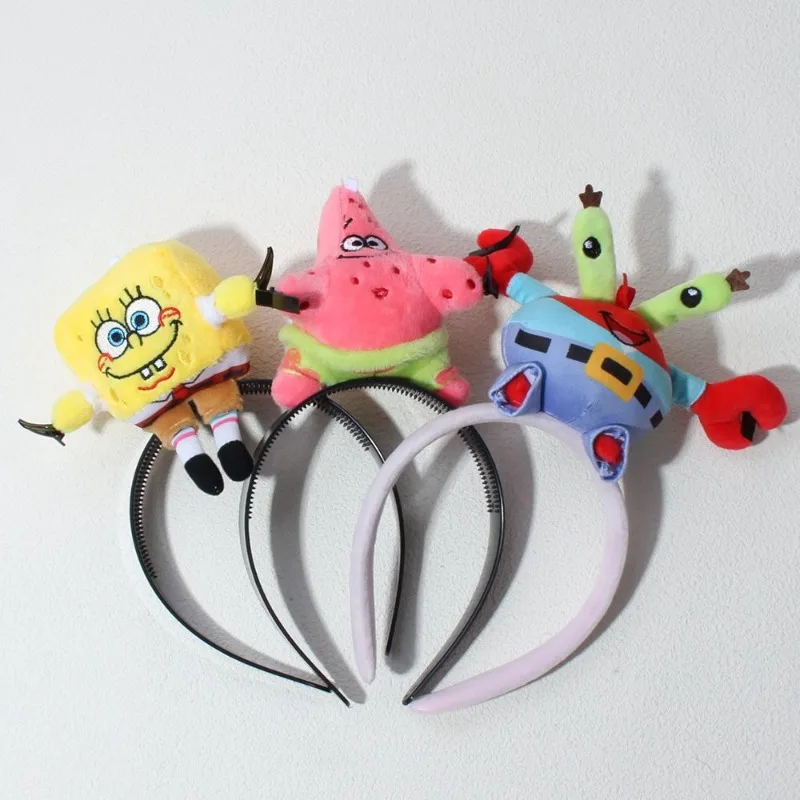 Diadema Divertida y Linda de Bob Esponja, Diadema de Dibujos Animados de Patrick Star, Accesorios para el Cabello para Niñas, Regalo de Cumpleaños Perfecto, Anime