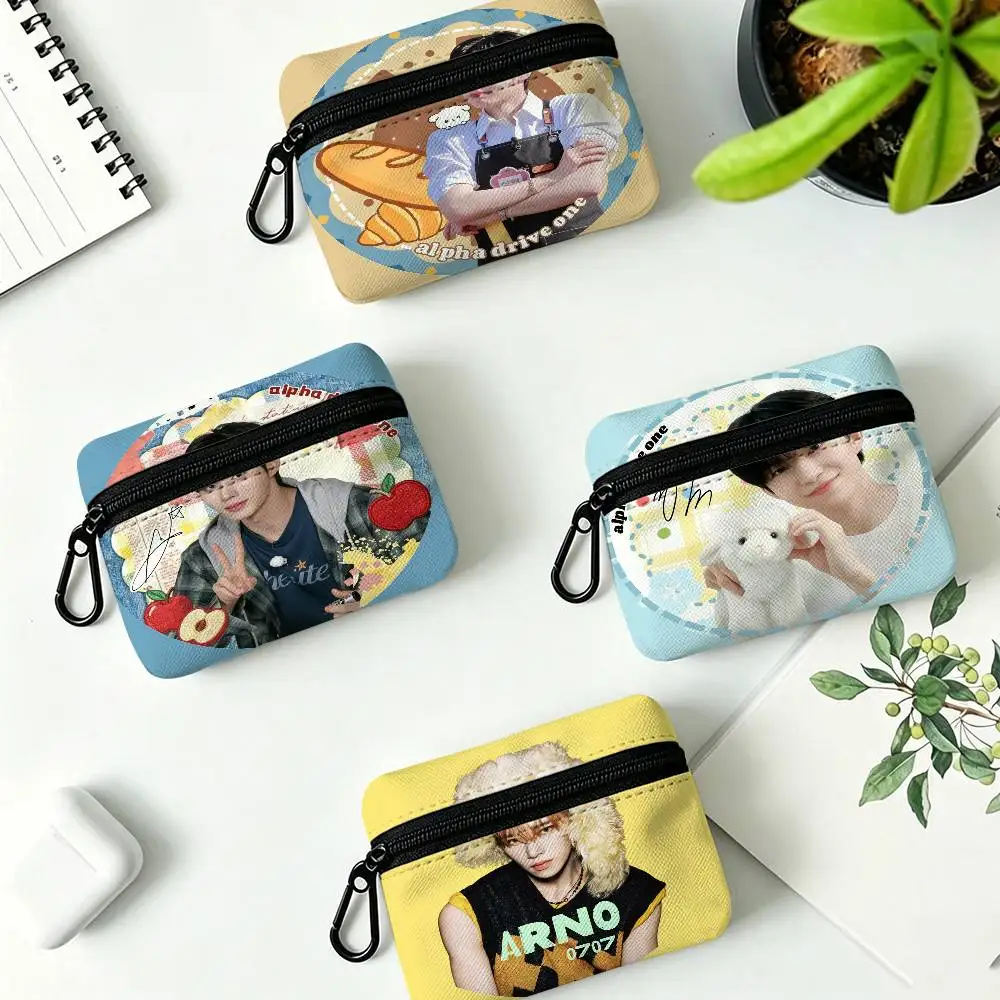 Concept Apparel A-Alpha D-Drive O-One Oxford Fabric Zipper Pouch Lightweight Hanging Coin For Coins ID Cards Keys Lipstick