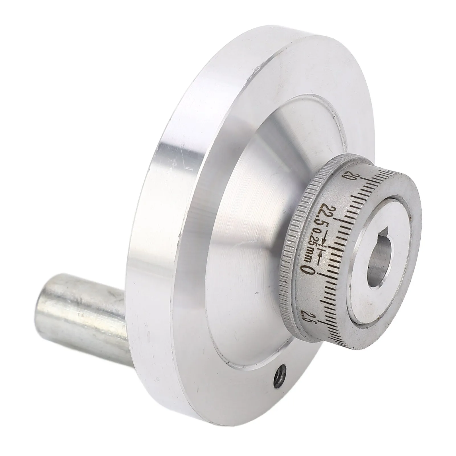 Lathe Handwheel 80mm Aluminum Alloy Hand Wheel with Crank Handle for 7x12 7x14 0618 CJ18A Mini Lathes Lathe Handwheel Hand Wheel