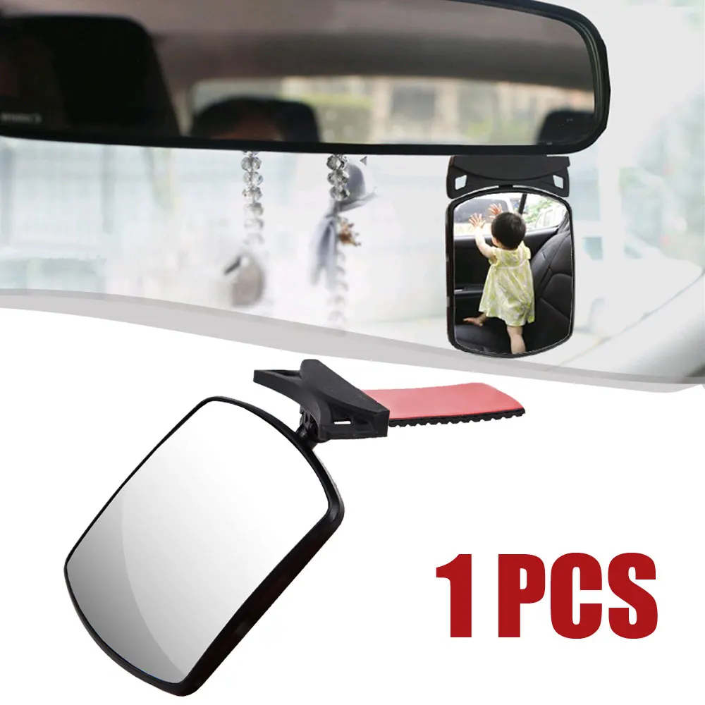 Blind Spot Mirrors Car Adjustable Wide Angle HD Glass Frameless Convex Rearview Mirror for Baby Mini Safety Convex Mirrors