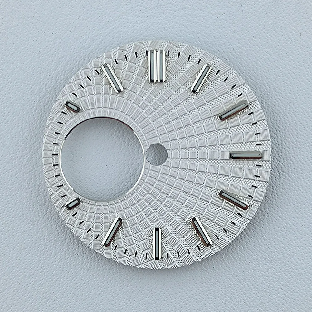 NH38 ダイヤル中空ダイヤル時計ダイヤルカスタムロゴダイヤルグリーン発光ダイヤルフィット NH38 ムーブメント時計アクセサリー