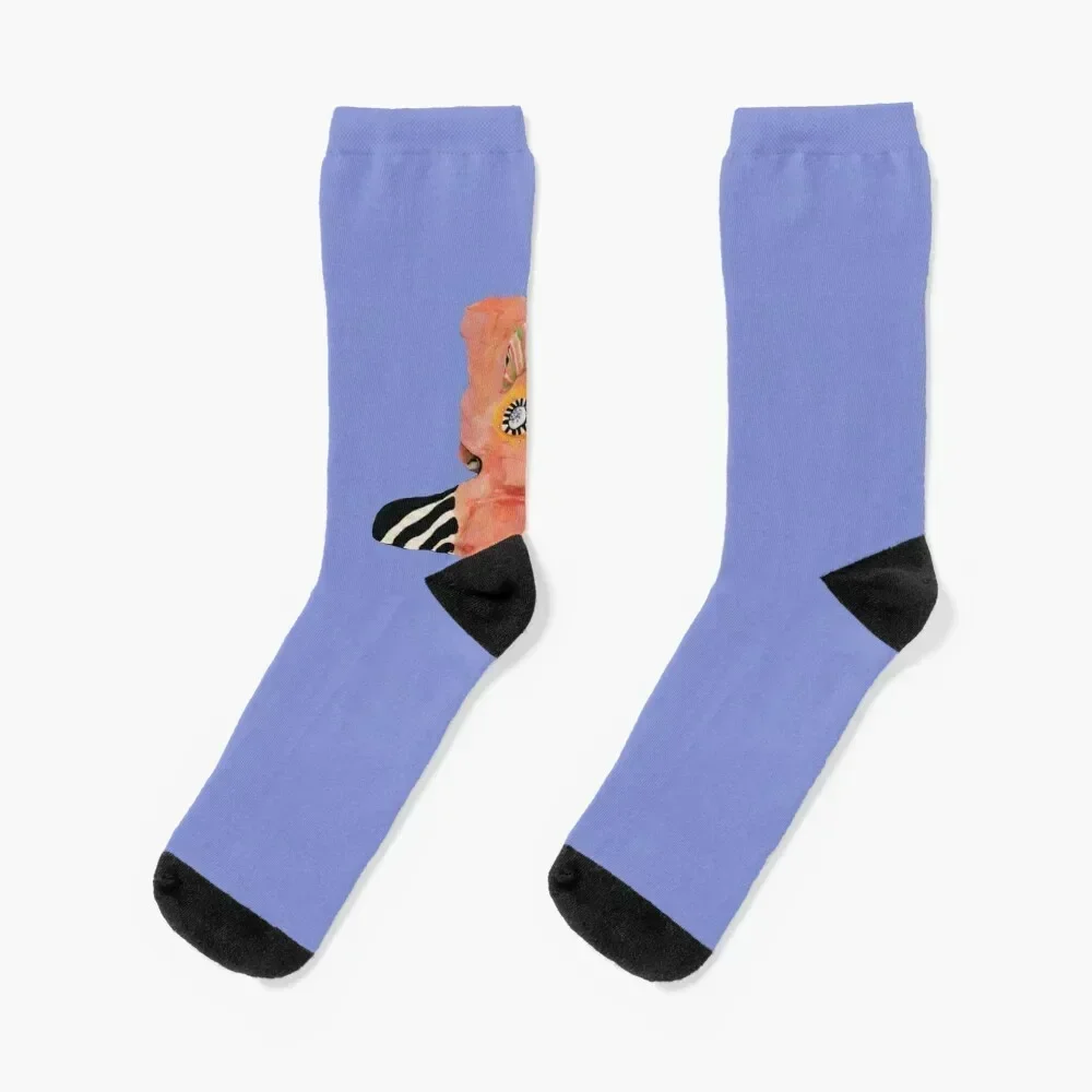 

Cage The Elephant Sticker Socks with print new year luxury Men's Socks Women's