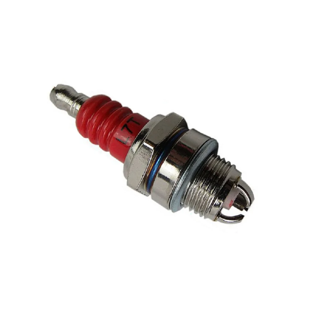 2PCS 3-Sided Pole Spark Plug L7TJC for Gasoline Chainsaw and Brush Cutter Garden Machinery Lawn Mower Tool Accessories