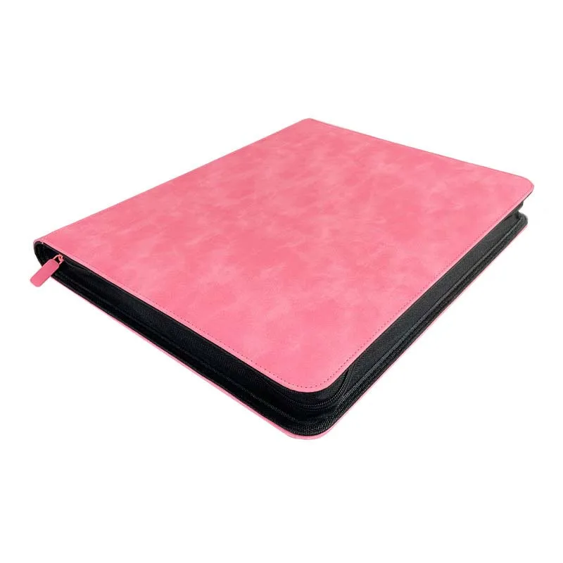 Álbum de carpetas, álbum de tarjetas con cargador superior de mezclilla personalizado, combinación de 9 bolsillos