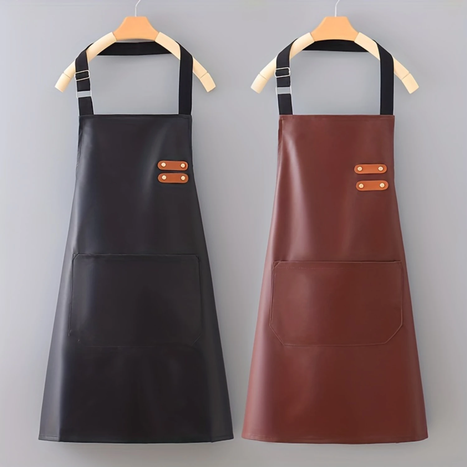 

Multi-Use Waterproof Polyester Apron for chefs, hairstylists, BBQ - Unisex Fit with Pocket