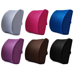 Lumbar Support Pillow for Office Chair Car Lumbar Pillow Lower Back Pain-Relief Memory Foam Back Cushion Back Pillow