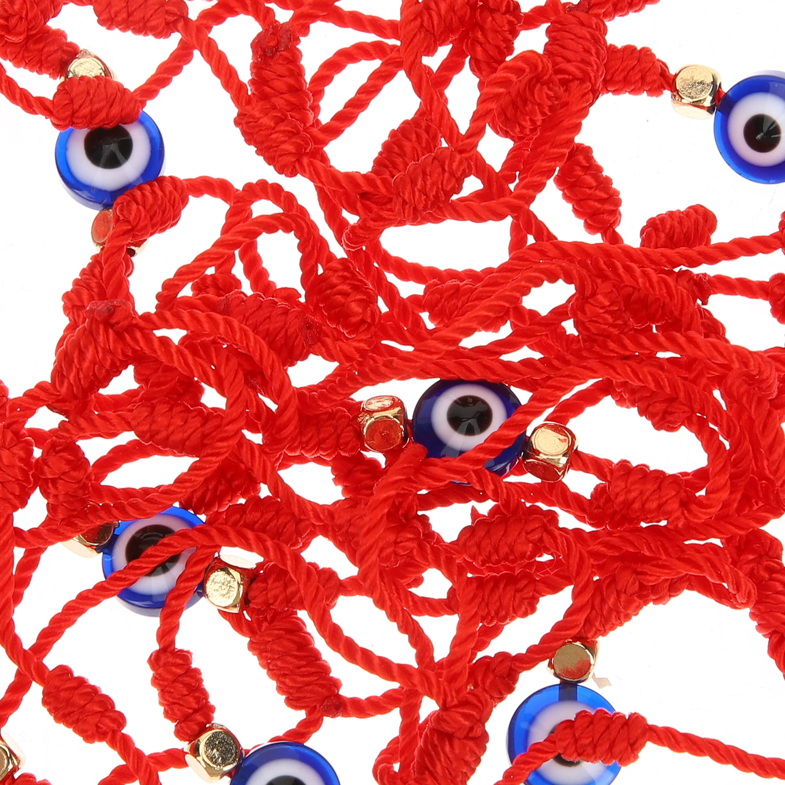 

10 Pcs Red String Eye Bracelet Evil Bracelets Handmade for Women Rope Authentic Bangle Cord