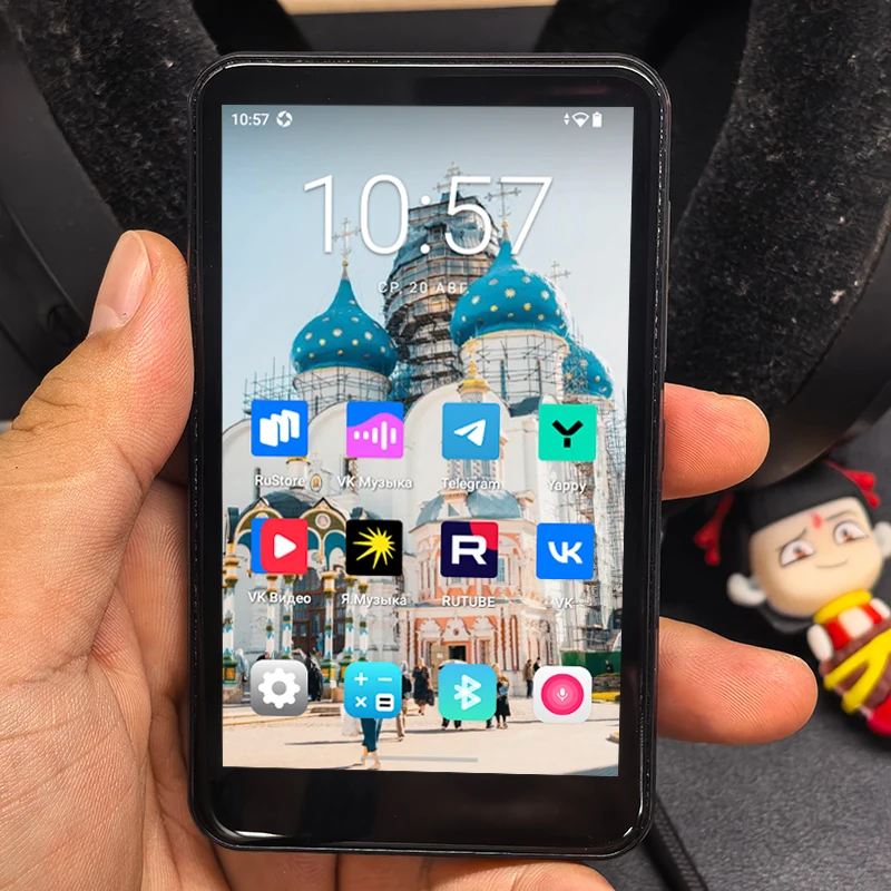 مشغل MP3 مشهور bf61 4.0 بوصة، واي فاي، بلوتوث. rustore، Yandex، VK المثبت مسبقًا. بدون مواد معدلة وراثيا، 4 + 64 جيجابايت #4