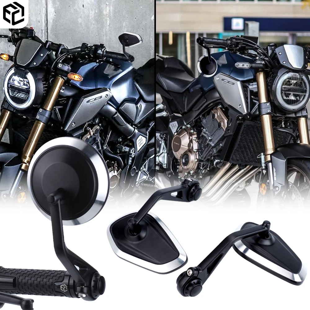 

Для CB650R ретро-зеркало на конце, спортивное боковое зеркало для Honda CB400 CB650F CB1000R CBR1000RR CB1100 CB1300, аксессуары для мотоциклов