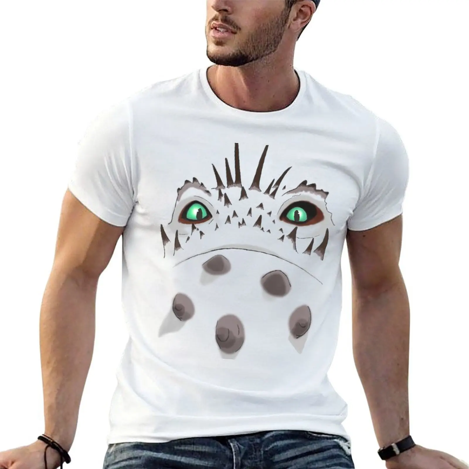 Valkas feuriges Hemd für Hemden aus 100 % Baumwolle, Freizeithemd, Bewilderbeast, Herren-T-Shirt, T-Augen, Herren-T-Shirt, Anime-T-Shirt