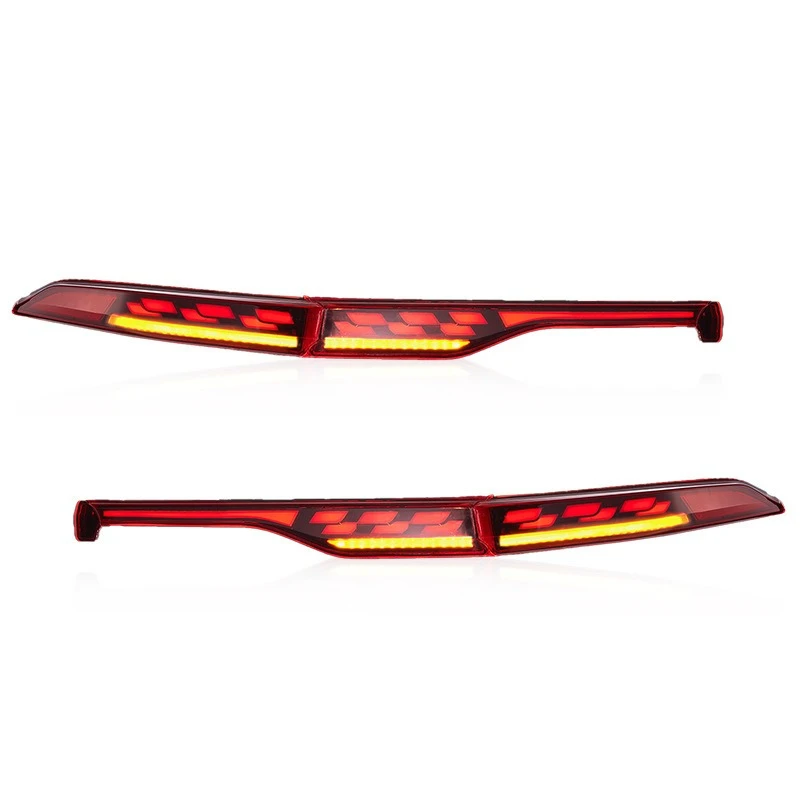 

Suitable for Toyota Ling discharge tail light assembly 22-24 Wesa modified through LED dynamic running water tail light assembly