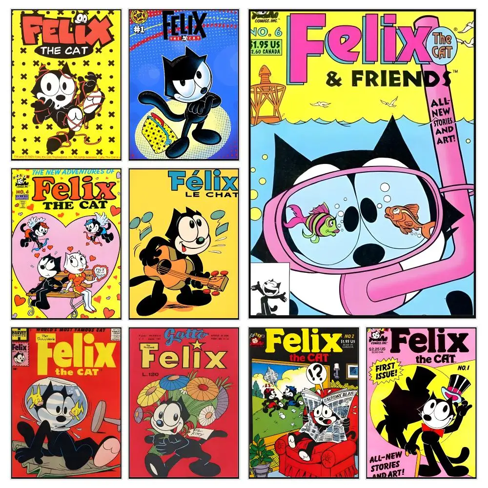 Classic Animation F-felix the Cat Poster Modern Luxury Wall Poster Home Decor Space Enhancer