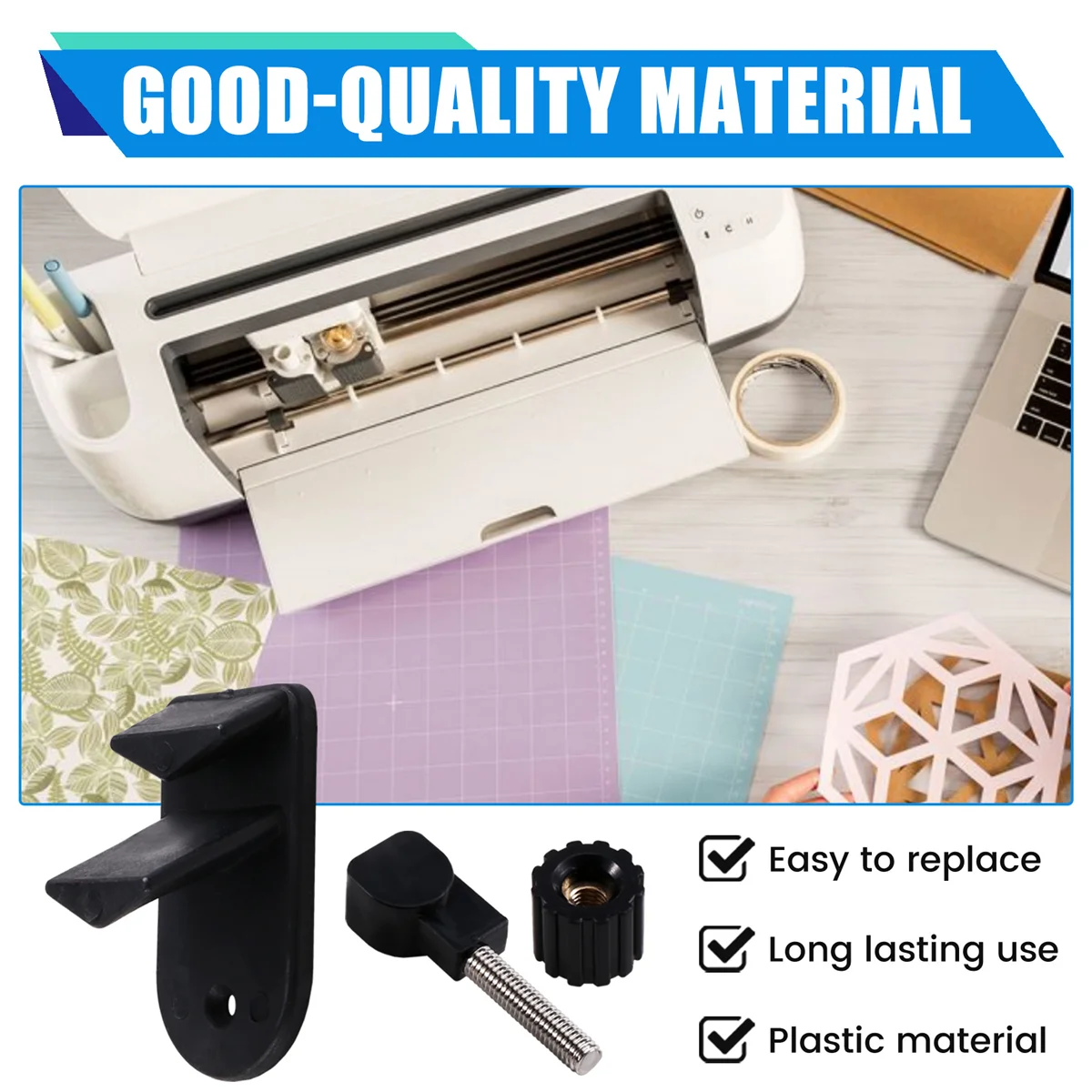 

AA98 8Pack Cutting Mat Hangers with Double Hooks for Explore One, Air, Air 2, Maker Cut Mats