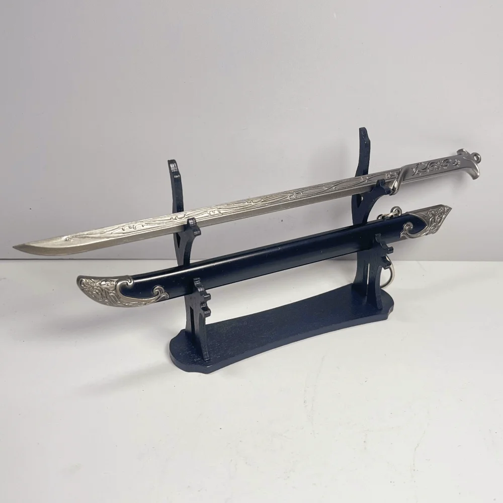 Épée Katana en métal le seigneur des anneaux, 8.6 pouces, couteau Ninja Katana japonais, sabre de samouraï Original, accessoires de Cosplay, jouet accessoire
