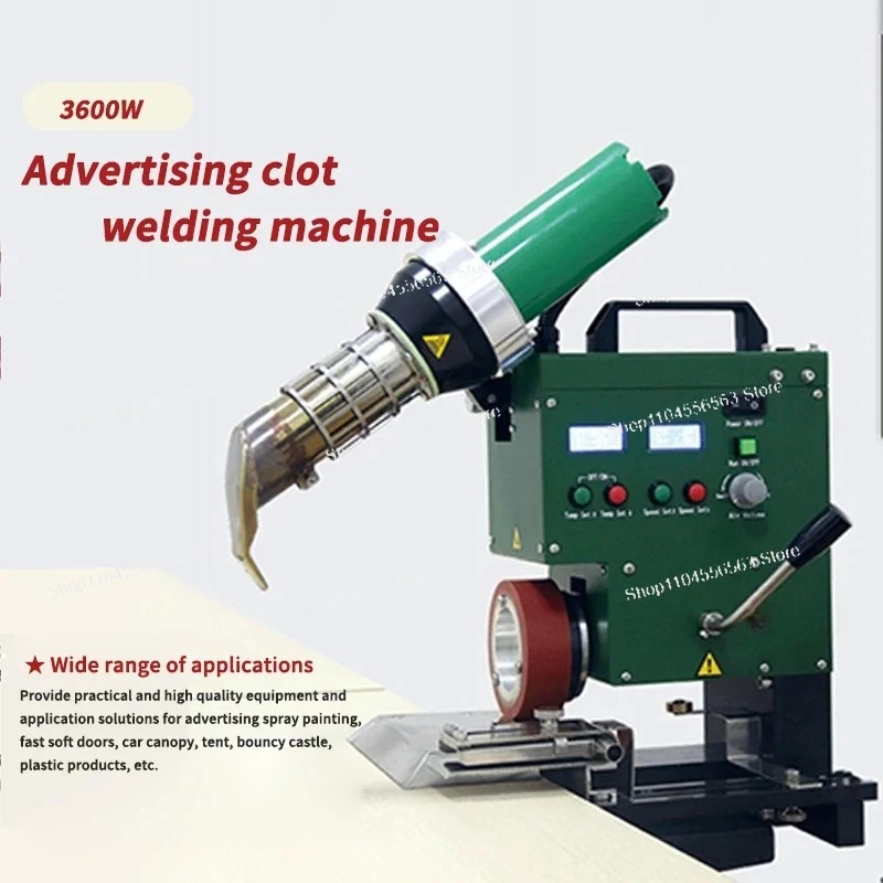 LST-PAU Tarpaulin Welding Film Machine 30MM Banner Hot Melt Welder PVC Membrane Advertising Inkjet Cloth Material Splicing 3600W