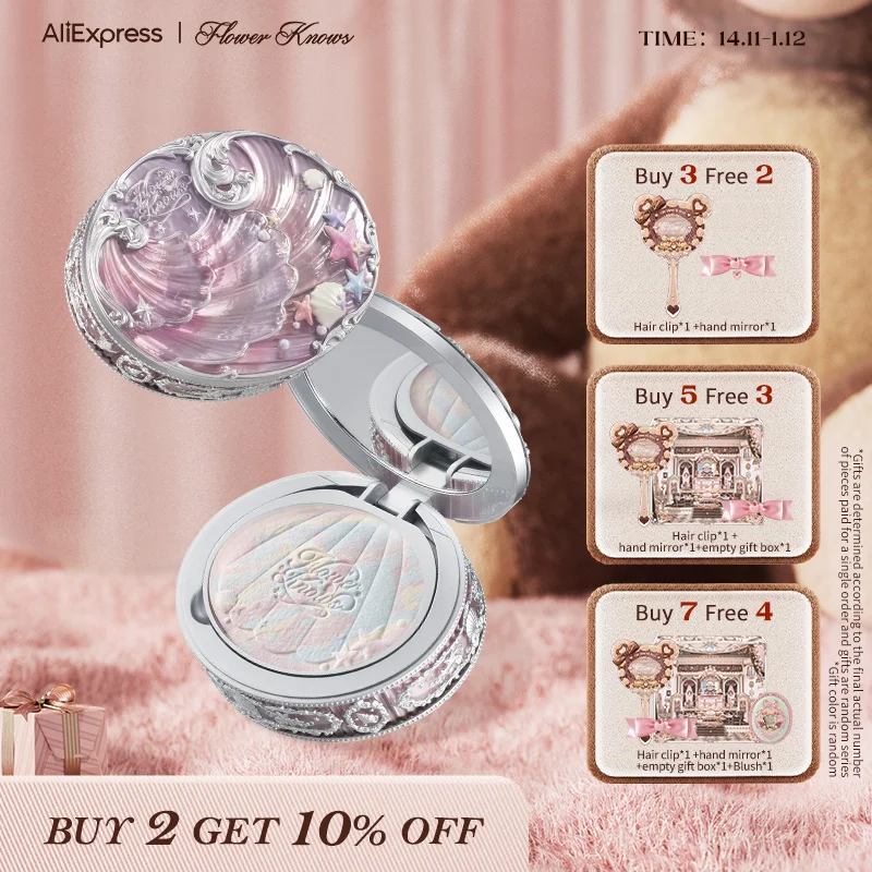 

Flower Knows Shell's Jewel Collection Baked Setting Powder