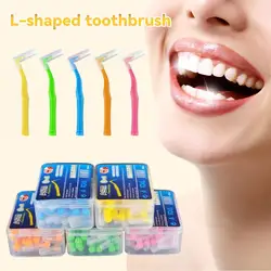 Premium kalite Tepe açı Interdental fırçalar yenilikçi uzun süreli kullanım ergonomik verimli diş fırçası temizleyici diş bakımı