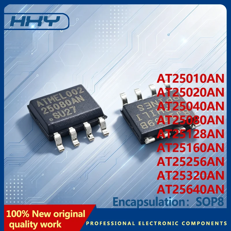 5Pcs/Lot AT25010AN AT25040AN SMT SOP-8 25010 25020 25040 25080 25160 25128 25256 25320 25640 Memory chip
