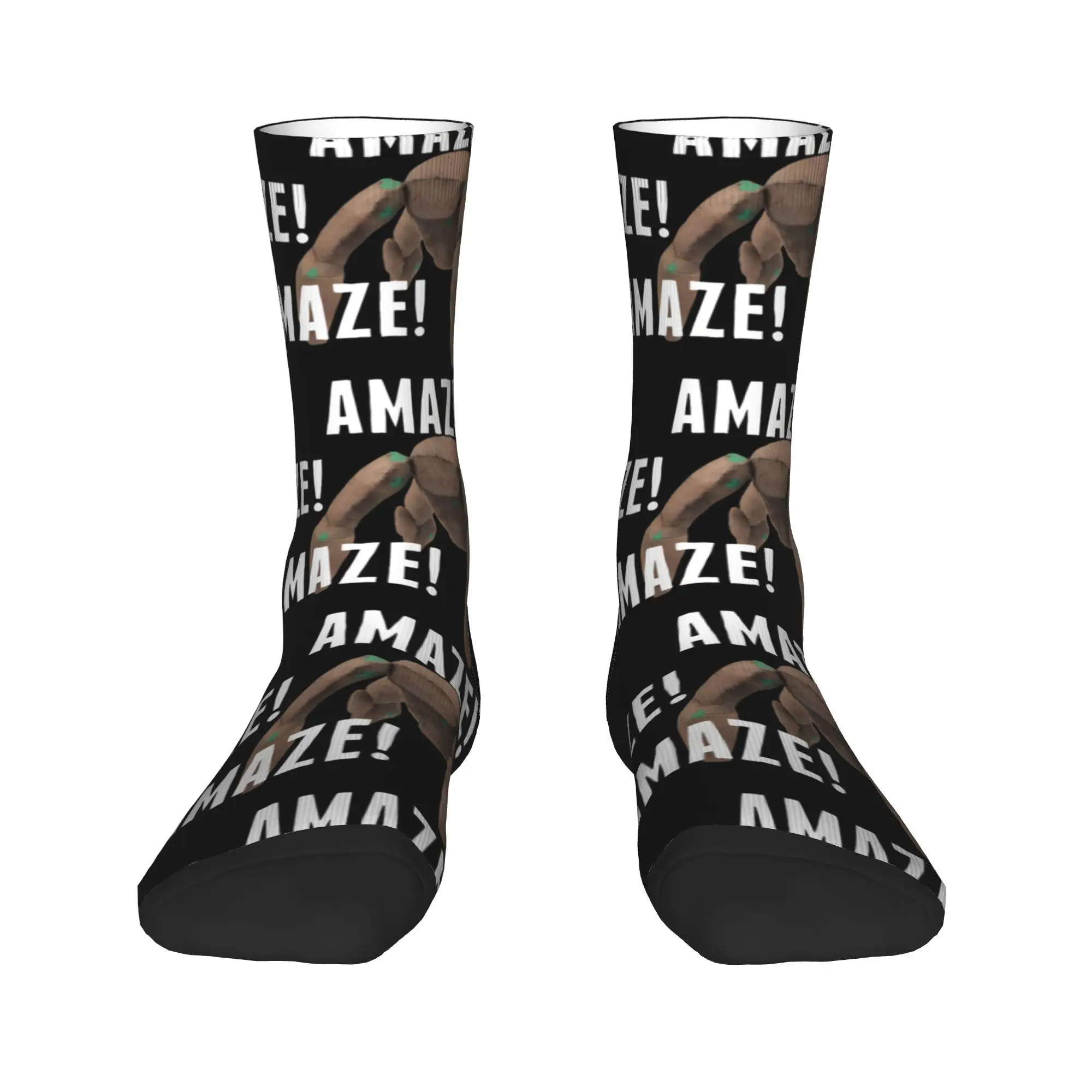 Amaze Amaze! Amaze Project Hail Mary Stockings Adults Men Socks Comfortable Gothic Socks Autumn Climbing Anti Sweat Custom Socks