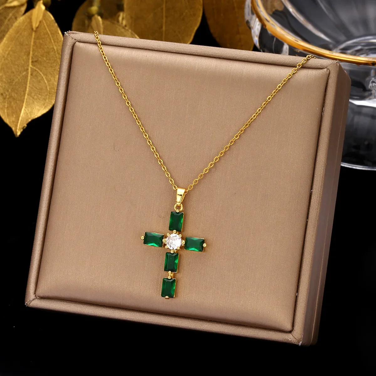 

Cross Rosaries Necklace