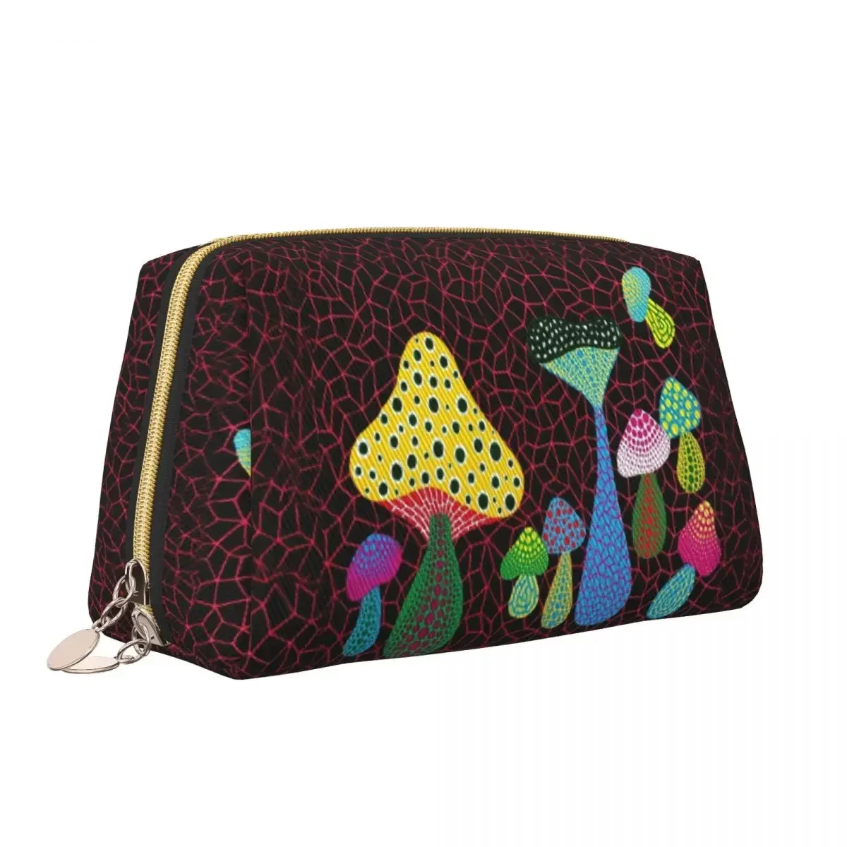 Travel Yayoi Kusama Mold Art Toiletry Bag Portable Cosmetic Makeup Organizer for Women Beauty Storage Dopp Kit Case